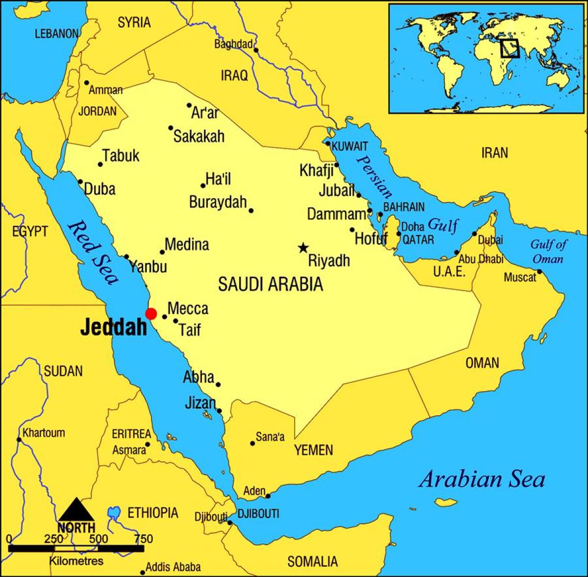 jeddah KSA мапа