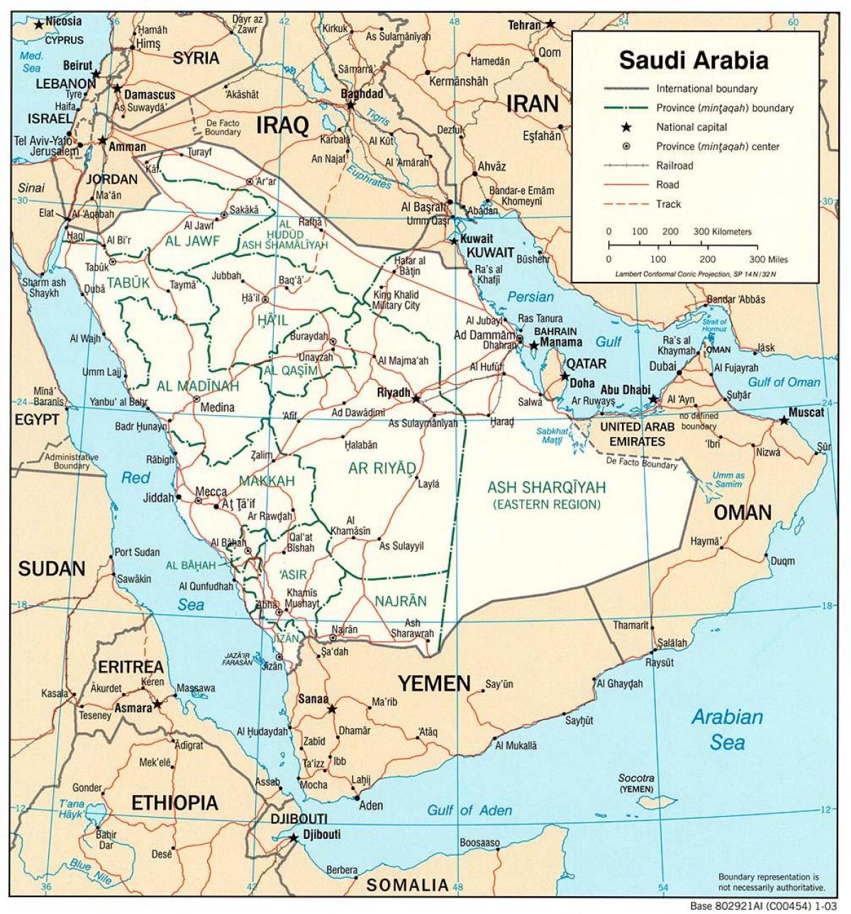Саудиска Арабија патишта мапа