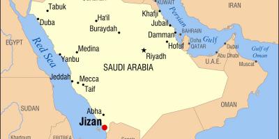 Jizan KSA мапа