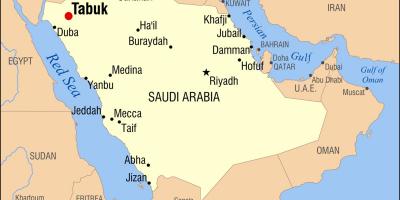Tabuk KSA мапа