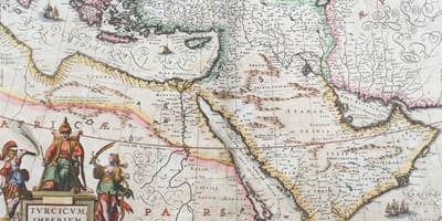 Стара карта на Саудиска Арабија