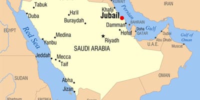 Jubail KSA мапа